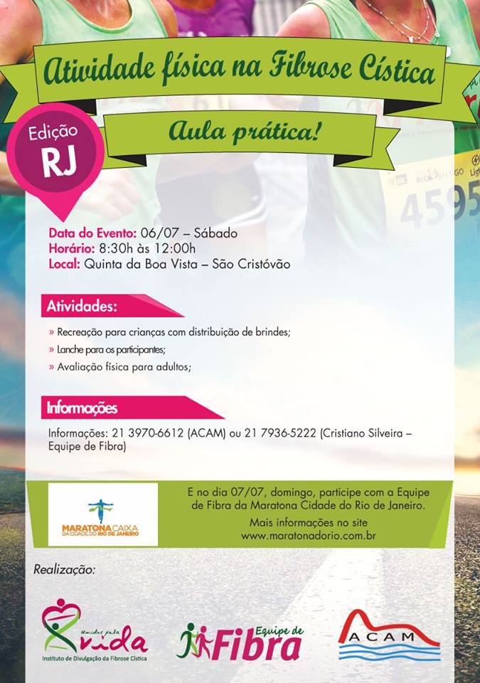 Atividade Física na Fibrose Cística – Aula Prática no Rio de Janeiro!