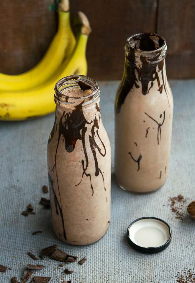 Mocha banana shake